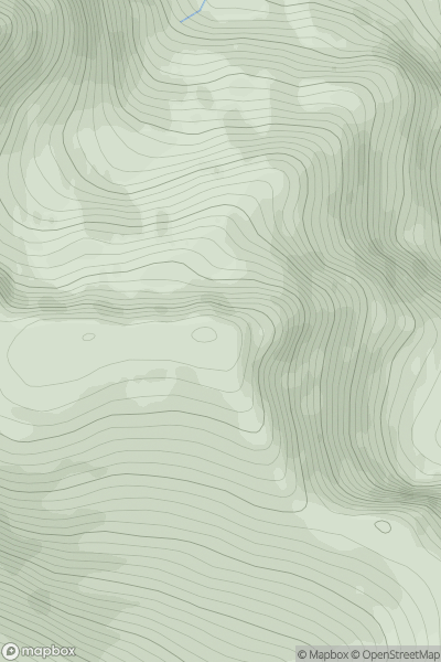 Thumbnail image for Creag a' Chaorainn [Glen Affric to Glen Moriston] showing contour plot for surrounding peak